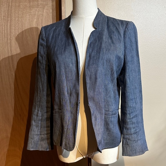LOFT Jackets & Blazers - LOFT Blue Open-Front Blazer